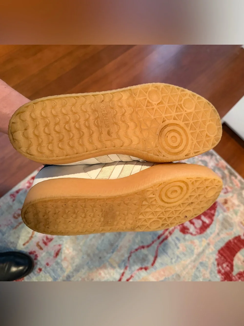 adidas SAMBAE W Off White / Aluminium / Gold Metallic Size: 8.5